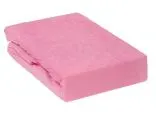 Prześcieradło Frotte z gumką ciemnoróżowe 220x200    013